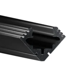 6.56 Ft. Black Anodized Aluminum 45-ALU Channel