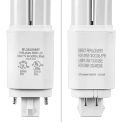 1150 Lumens - 9 Watt - 3500 Kelvin - LED PL Lamp -Bulbs Shop data 1292