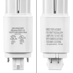 800 Lumens - 7 Watt - 3500 Kelvin - LED PL Lamp 6 800 Lumens - 7 Watt - 3500 Kelvin - LED PL Lamp -Bulbs Shop data 1300