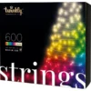 Twinkly Strings - 157.5 Ft. Mini LED Light String With 600 RGB+W LEDs - Green Wire
