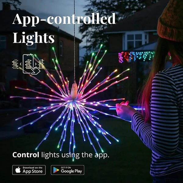 16 In. Twinkly Spritzer - 200 RGB Lights 2 16 In. Twinkly Spritzer - 200 RGB Lights - Image 2