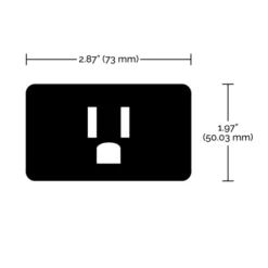 WiFi Smart Plug - On/Off - 1875 Watt Maximum -Bulbs Shop data 1632