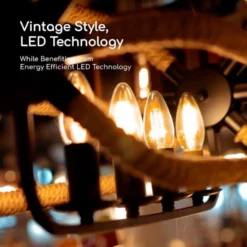 Natural Light - 500 Lumens - 5 Watt - 2700 Kelvin - LED Chandelier Bulb - 3.9 In. X 1.4 In. 8 Natural Light - 500 Lumens - 5 Watt - 2700 Kelvin - LED Chandelier Bulb - 3.9 In. X 1.4 In. -Bulbs Shop data 1636