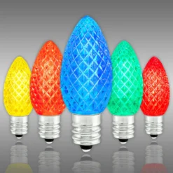 (NEW Technology) C7 - Multi-Color - Faceted LED - VividCore Premium - 50% Brighter