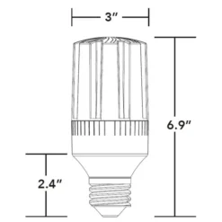 24 Watt - 3360 Lumens - 3 Colors - Selectable LED Corn Bulb 6 24 Watt - 3360 Lumens - 3 Colors - Selectable LED Corn Bulb -Bulbs Shop data 1691