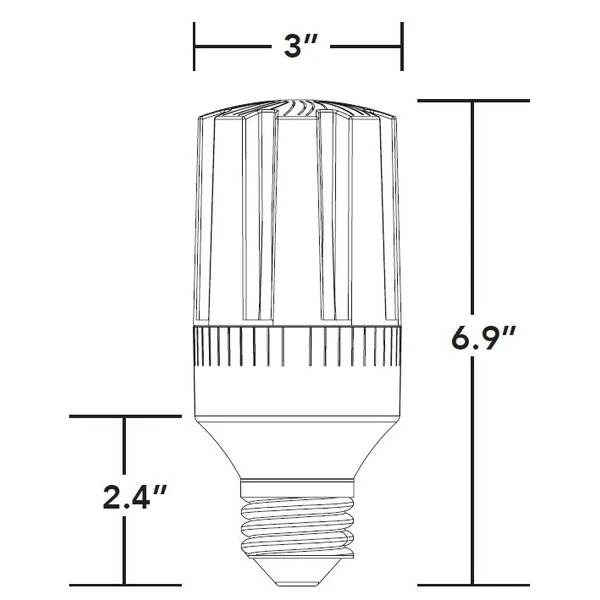 24 Watt - 3360 Lumens - 3 Colors - Selectable LED Corn Bulb 3 24 Watt - 3360 Lumens - 3 Colors - Selectable LED Corn Bulb - Image 3