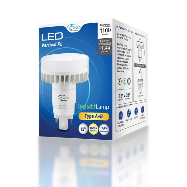 1100 Lumens - 12 Watt - 4000 Kelvin - LED PL Lamp 6 1100 Lumens - 12 Watt - 4000 Kelvin - LED PL Lamp - Image 6