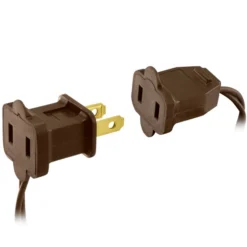 LED Twinkle Christmas String Lights - 26 Ft. - (50) Wide Angle Cool White LED's - 6 In. Bulb Spacing - Brown Wire -Bulbs Shop data 297