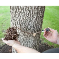 LED Twinkle Christmas String Lights - 26 Ft. - (50) Wide Angle Cool White LED's - 6 In. Bulb Spacing - Brown Wire -Bulbs Shop data 299