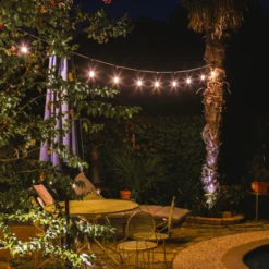 52 Ft. Patio String Lights - (25) LED S14 Bulbs Included -Bulbs Shop data 344