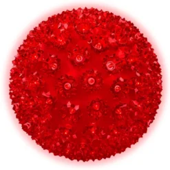 10 In. - LED Starlight Sphere - (150) Red Wide Angle LED Lights