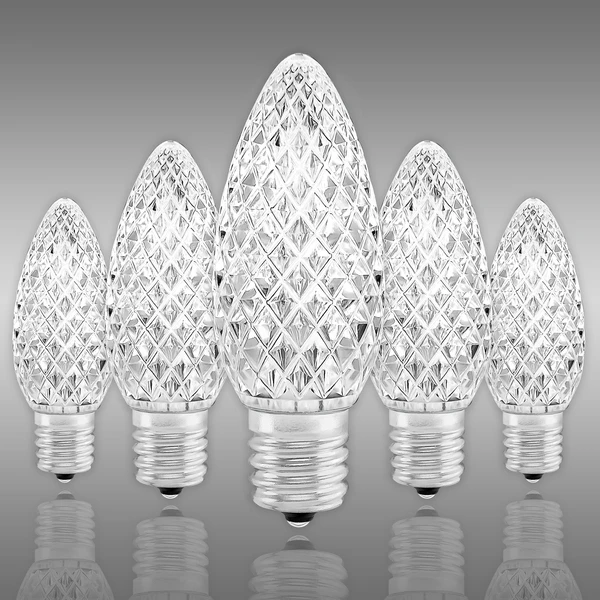 (NEW Technology) C9 - Pure White - Faceted LED - VividCore Premium - 50% Brighter 1 (NEW Technology) C9 - Pure White - Faceted LED - VividCore Premium - 50% Brighter