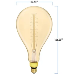 60 Watt Incandescent - Oversized Vintage Light Bulb - 12.2 In. X 6.5 In. -Bulbs Shop data 509