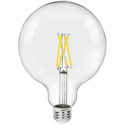 Natural Light - 5 In. Dia. - LED G40 Globe - 6 Watt - 60 Watt Equal - Incandescent Match