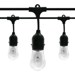 24 Ft. LED Patio String Lights - WiFi Smart - Color Changing And 2700 Kelvin - 10 Watt