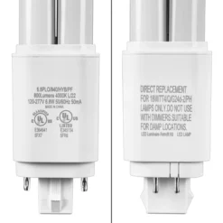 800 Lumens - 7 Watt - 4000 Kelvin - LED PL Lamp -Bulbs Shop data 676