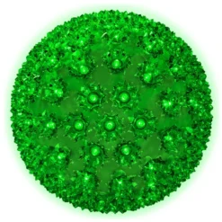 10 In. - LED Starlight Sphere - (150) Green Wide Angle LED Lights