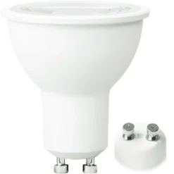 Natural Light - 500 Lumens - 6 Watt - 2700 Kelvin - LED MR16 Lamp - GU10 Base