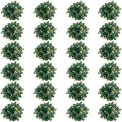 LED Christmas String Lights - 26 Ft. - (50) Wide Angle Warm White LED's - 6 In. Bulb Spacing - Green Wire -Bulbs Shop data 97